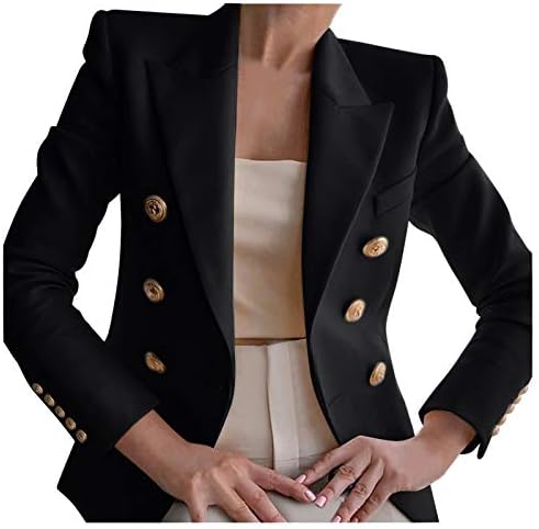 Női Kosztüm Kabát, Elegáns Üzlet, Munka, Alkalmi Blézer Kabát Hölgy egyszínű Gombot sálgallér Kardigán Outwear