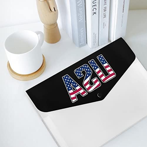 USA Szó Vagy Szöveg Amerikai Zászló Bővülő Fájl Mappa Zsebében Aranyos Nyomatok Bővíthető Bejelentés Mappák Harmonika Dokumentum Szervező