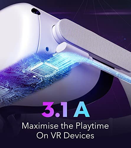 YRXVW Link Kábel Kompatibilis Oculus/Meta Quest 2/Pro/1, VR Headsetek PC, Töltő Kábel Nagy Sebességű Adat Vezetékes, USB-C-C Kábel,16ft