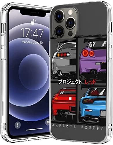 listpher Kompatibilis az iPhone 12 Pro Max Esetben, Japán Legjobb Supra R34 NSX FD3S RX7 Klasszikus sportautók Puha TPU Szilikon Ütésálló