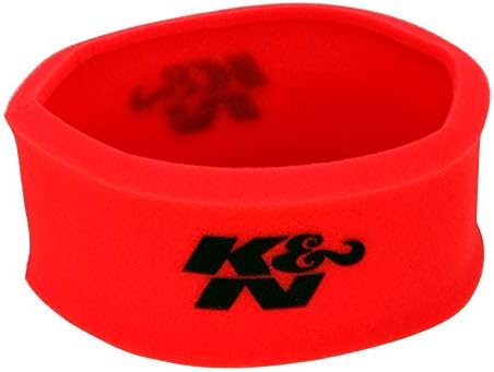 A K&N 25-3900 Piros Olajozott Hab Precleaner Szűrő Wrap - 7x48 Egyetemes Lap