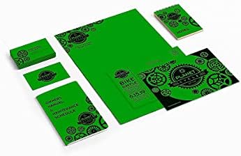 Neenah Papír 22741 Színes Karton, 65Lb, 8 1/2 × 11, Gamma Zöld, 250 Lap