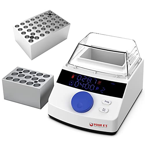 Mini Száraz Fürdő Inkubátor a 15 db 1,5 ml-es Fűtési Blokk 40 x 0.2 ml-es Blokk