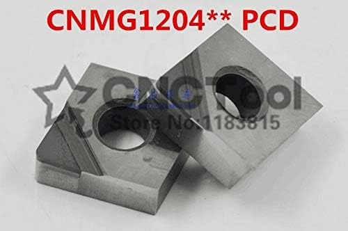 FINCOS 2DB CNMG120402/CNMG120404/CNMG120408 PCD Lapkák, CNC PCD Gyémánt Helyezze be az Esztergáló Szerszámok, Lapkák a MCLNR - (Szélesség: