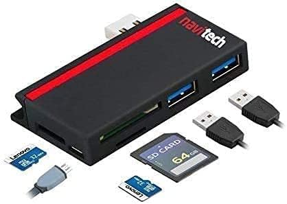 Navitech 2 az 1-ben Laptop/Tablet USB 3.0/2.0 HUB Adapter/Micro USB Bemenet SD/Micro SD Kártya Olvasó Kompatibilis HP Pavilion x360