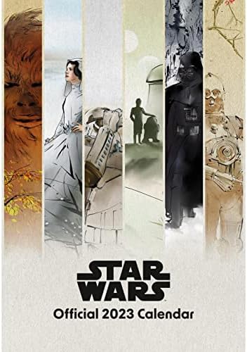 Star Wars-a Klasszikus (Felnőtt) 2023 - Hónap Nézet Poszter Naptár 30cm x 42cm - Hivatalos Áru