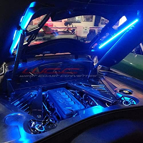 C8 Corvette - Motort-Öböl LED Világítás Készlet - RGB : Rája, Z51 (Bluetooth)