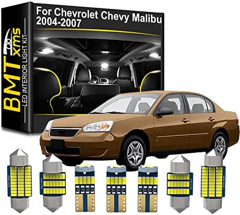 LED Lámpa Készlet Csere Chevrolet Chevy Malibu 2004 2005 2006 2007, Rendszám Izzók + Telepíteni Eszköz, Szuper Fényes Fehér 6000K
