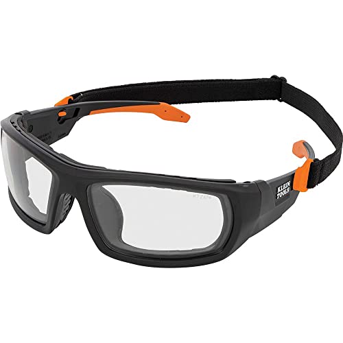 Klein Eszközök 60470 Biztonsági Szemüveg, ANSI Z87.1+ Pro Full Frame Tömítés Biztonsági Szemüveg, Tiszta Lencse, UV-Védelem, Anti-Köd,
