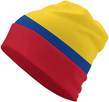 Kolumbiai Zászló Unisex sapka Sapka Puha Meleg Koponya Sapka Pulóver Sapka Aludni Futó Alkalmi