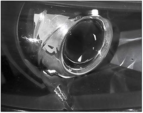 ZMAUTOPARTS Vetítő Fényszórók, Fényszóró Fekete 6.25 Fehér LED Világítás DRL A 2013-2015 Honda Accord Sedan 4DR