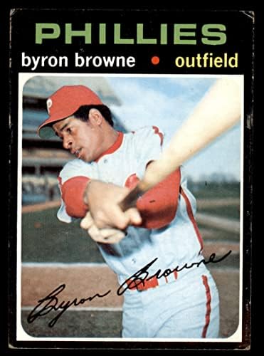 1971 Topps 659 Byron Browne Philadelphia Phillies (Baseball Kártya) VG/EX Phillies