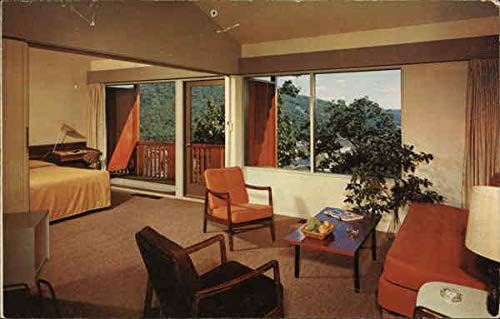 A Motel a Hegyen Suffern, New York, NY Eredeti, Régi Képeslap, 1960