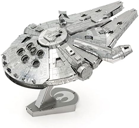 Fém Föld Fascinations Prémium Sorozat Star Wars Millennium Falcon 3D-s, Fém Modell Kit Csomag Csipesz