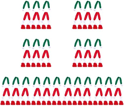 NOLITOY 96 db Kötött Candy Tartozékok Karácsonyi Ünnepi Jogosultja Pet a Bor Művészeti Kellékek Santa Kiterjed Craft Mini Díszek Haza Dísze