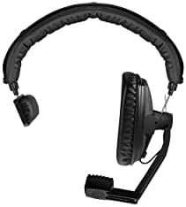 Beyerdynamic DT-108-200-400-FEKETE Egyetlen-Ear Fülhallgató Dinamikus Hiperkardioid Mikrofon, 400 Ohm, Fekete