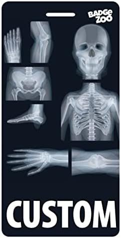 Személyre szabott Függőleges Kétoldalas Radiológia Jelölő tartó X-RAY Csontváz-Vizsgálatok - Vízhatlan PVC -2 ⅛ x 4½