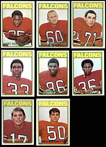 1972 Topps Atlanta Falcons Csapata Meghatározott Atlanta Falcons (Set) EX Sólymok