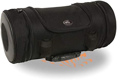 Milwaukee Bőr MP8135 Fekete Nagy Textil Motoros Sissy Roll Táska - Egy Méret