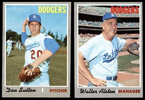 1970 Topps Los Angeles Dodgers Közelében Csapat készen áll a Los Angeles Dodgers (Set) EX+ Dodgers