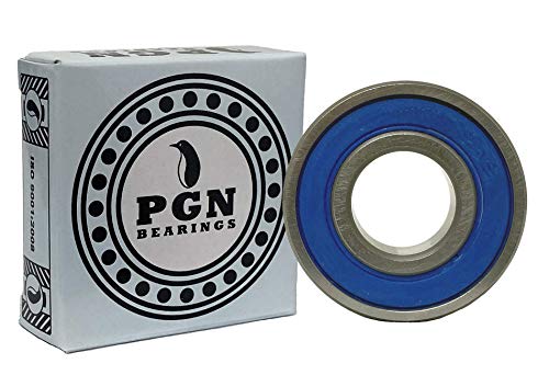 PGN (10 Pack) R4-2RS Csapágy - Kent Chrome Acélból Zárt golyóscsapágy - 1/4x5/8x0.196 Csapágyak Gumi Tömítés & Magas RPM Támogatás