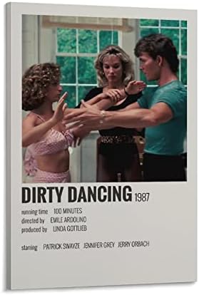 Film Poszter 1987-es Dirty Dancing Film Poszter（5） Vászon Festmény, Poszterek, Nyomatok, Wall Art Képek Nappali, Hálószoba Decor 20x30inch(50x75cm)