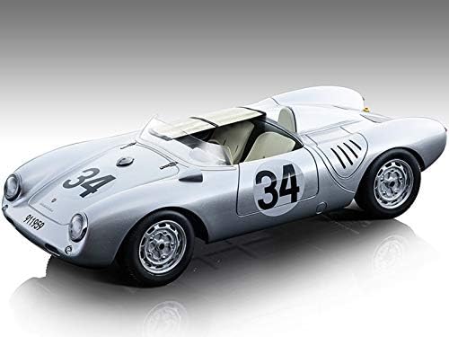 Porsche 550 A 34 C. Storez - E. Crawford 24 Órás Le Mans-i (1957)Mythos Sorozat Limitált Kiadás 80 db 1/18 Modell Autó által Tecnomodel