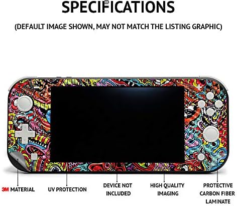 MightySkins Szénszálas Bőr Nintendo 3DS XL Eredeti (2012-2014) - Fekete Bőr | Védő, Tartós Szerkezetű Szénszálas Befejezés |
