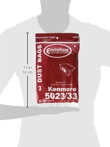 3 Kenmore Sears Allergia Vákuum ZSÁK, Tartály, Porszívó, 5023-5033 táska változott Kenmore E típusú gyártásához modell 609196, 116.25950