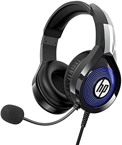 H-P HP PC Stereo Gaming Headset Mikrofon, Több mint Fülhallgató RGB Világítás Ergonomikus Kialakítás a PS5,PS4, Xbox, Nintendo Kapcsoló,