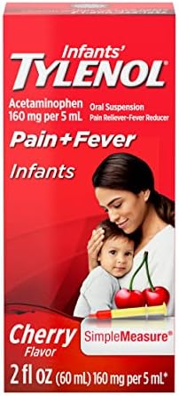 A csecsemők Tylenol Paracetamol Folyékony Gyógyszert, Cseresznye, 2 fl. oz