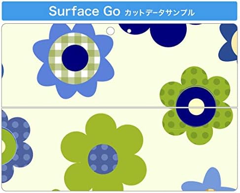 igsticker Matrica Takarja a Microsoft Surface Go/Go 2 Ultra Vékony Védő Szervezet Matrica Bőr 000695 Virág Hideg Szín