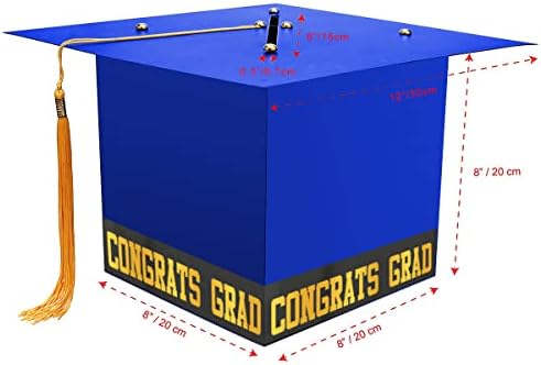 2023 Érettségi Kártya Doboz Dekoráció Congrats Grad Cap Doboz tartó Érettségi Fél Érettségi Party Kellékek
