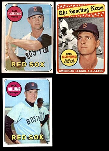 1969 Topps Boston Red Sox Csapat készen áll a Boston Red Sox (Set) VG/EX+ Red Sox