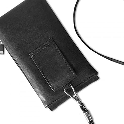 Adatok Vezeték USB Csatlakozó Vonal Kéz-Rajz Phone Wallet Pénztárca Lóg Mobil Tok Fekete Zseb
