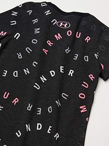 Páncél alatt Lányok Nyomtatott Wordmark Grafikus T-shirt Rövid Ujjú
