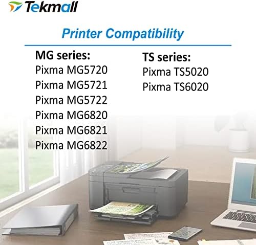 Tekmall Kompatibilis tintapatronok Csere PGI-270XL CLI-271XL Munka PIXMA TS5020, TS6020, MG6821,MG5720, MG5721,MG5722,MG6820,MG6822