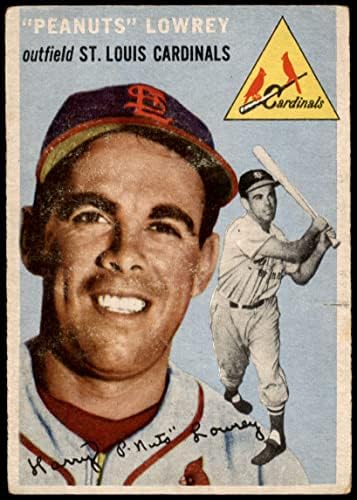 1954 Topps 158 Mogyoró Lowrey St. Louis Cardinals (Baseball Kártya) FAIR Bíborosok
