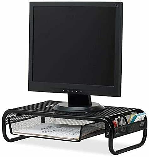 Servicrt Számítógép Képernyőjén a Fekete Háló Monitor Állvány Acél Officeproducts Irodai Asztal Irodai Szervezet Figyelemmel