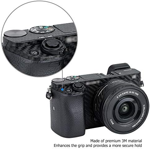 Kiorafoto Anti-Semmiből kopásgátló Fényképezőgép Bőr Borító Védő Fólia Sony Alpha A6000 16-50mm Zoom Objektív Védő Dekoráció
