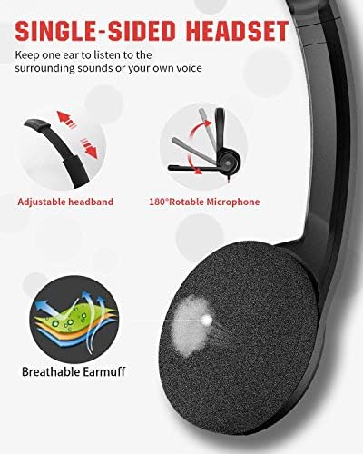 NUBWO HW02 USB Fülhallgató Mikrofon zajszűrő &in-line Control, Szuper Könnyű, Ultra Kényelem Számítógép, Fülhallgató, Laptop,