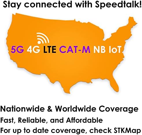 SpeedTalk Mobile 1 Éves Pet-GPS Nyomkövető SiM-Kártya | 3 az 1-ben Simcard Standard, Mikro -, Nano - GSM 4G 5G LTE Kutya Macska Nyomon