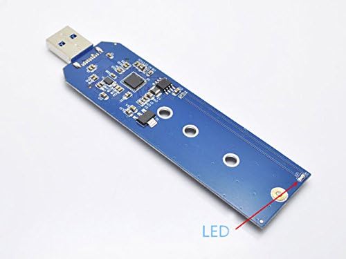 Econlineshop M. 2 NGFF SATA SSD USB3.0 Külső Esetben Nincs Kábel Szükséges SOKET B Gombot SATA ek-001