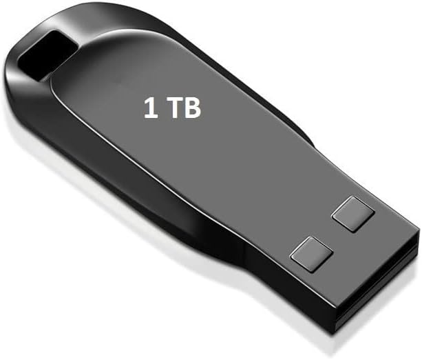 USB 3.0 1000 GB 1 tb-os Fém pendrive, USB Flash Meghajtó Pendrive Vízálló C-Típusú Univerzális USB pendrive (Fekete) Univerzális gépkocsi/Telefon/PC