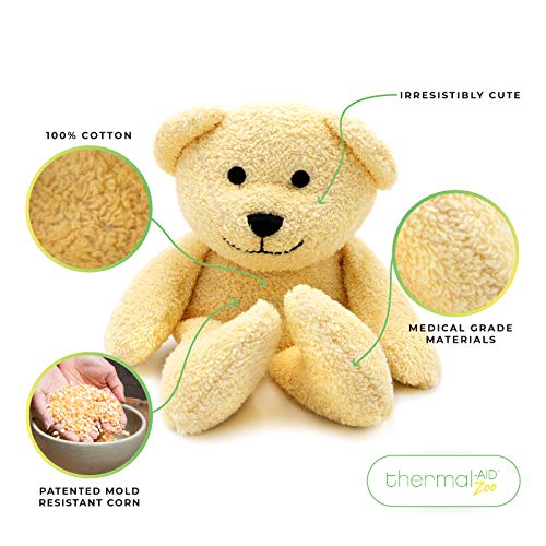 Termál-Támogatás - ban Természetes Hűtés-Fűtés Csomag Gyerekeknek - Újrafelhasználható Booboos Jég Kezelés (Sárga Medve)