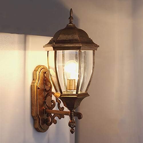 GKMJKI Európai Stílusú Fali Lámpa Kültéri Kapu Erkély Fali Lámpa Kerítés Vízálló Lámpa Kerti Lámpa Kerti Lámpa Amerikai Egyszerű