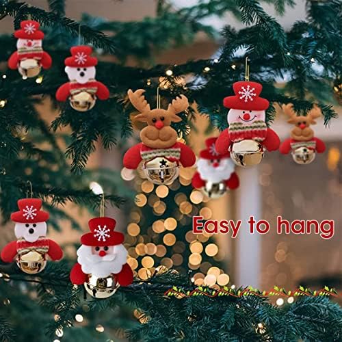 WUJOMZ Jingle Bells karácsonyfadísz Készlet 8, Vicces Karácsonyi Díszek a 2022 Karácsonyi Dekorációk, Karácsonyi Dekoráció,