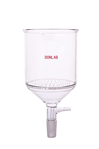DONLAB EFA0154 Üveg 150ml Buchner Csatorna Perforált üveglemez 24/40 Közös 10mm Tömlő Csatlakozás