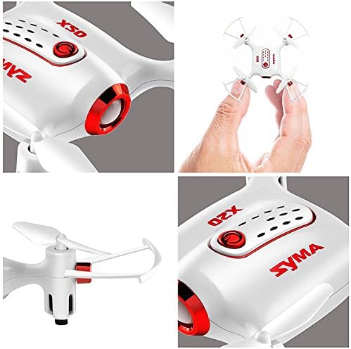 Cheerwing Syma X20 Mini Drón a Gyerekek, Kezdők RC Nano Quadcopter Automatikus Lebeg 3D Ablakváltó(Fehér)