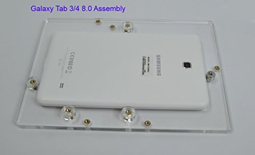 TABcare Kompatibilis Samsung Galaxy Tab Pro 8.4 Világos, VESA Biztonsági Burkolat Asztali Állvány POS, Kioszk, Bolt Kijelző